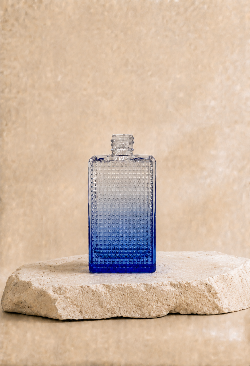 50ml Bling Blue Perfume Bottle 18mm Screw on Neck
