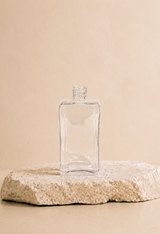 50ml London Clear Perfume Bottle 18mm Srew on Neck