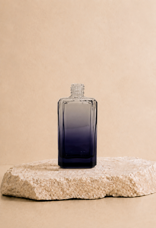 50ml London Black Perfume Bottle 18mm Screw on Neck