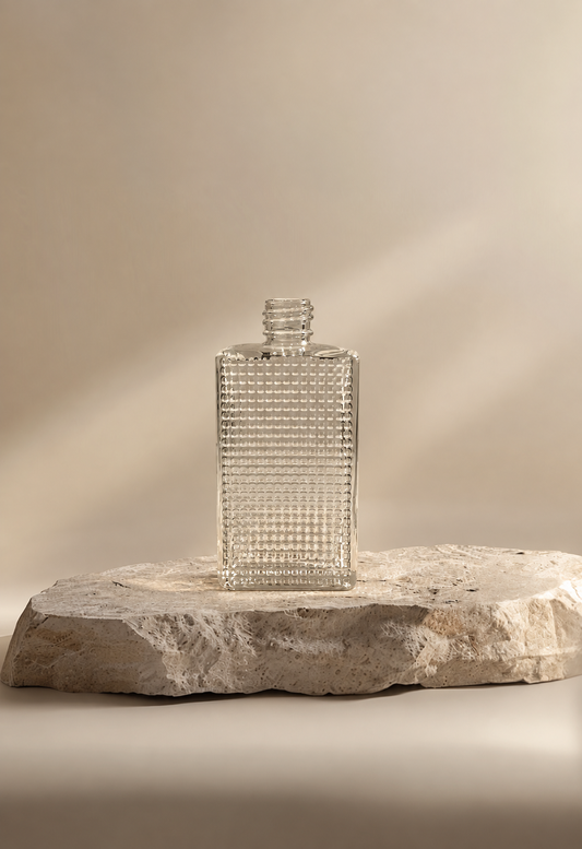 50ml Bling Clear Perfume Bottle 18mm Screw on Neck